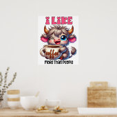 I Like Coffee More Than People Poster (Keuken)