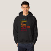 I Like Coffee My Aussie and Maybe Three People Ret Hoodie (Voorkant volledig)