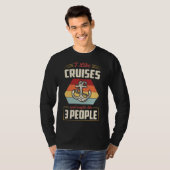 I Like Cruises And Maybe Like 3 People Nautical St T-shirt (Voorkant volledig)