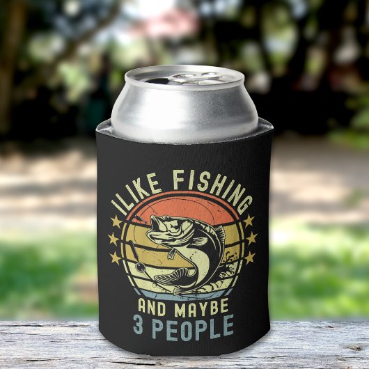 I Like Fishing and Maybe 3 | Gift for fishermen Blikjeskoeler
