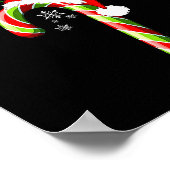 I Like His Candy Cane Couple Matching Christmas Me Poster (Hoek)