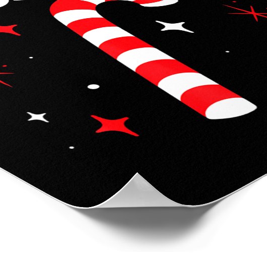 I Like His Candy Cane Couple Matching Christmas  Poster (Hoek)