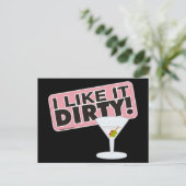 I Like it Dirty Postcards Briefkaart (Staand voorkant)