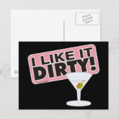 I Like it Dirty Postcards Briefkaart (Voorkant / Achterkant)