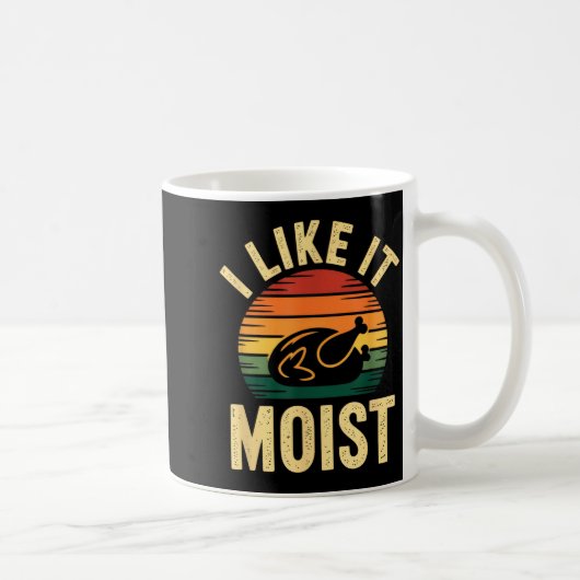 I Like It Moist Uni Kids Black Thanksgiving  Koffiemok (Rechts)