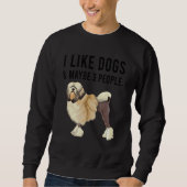 I Like Lowchen Dogs And Maybe 3 People Trui (Voorkant)