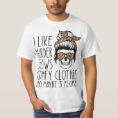 I Like Murder Shows Comfy Clothes 567n8d Maybe 3 P T-shirt (Voorkant)