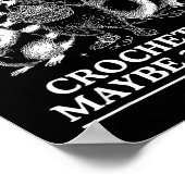 I Like Murder Shows Crochet And Maybe 3 People Sku Poster (Hoek)