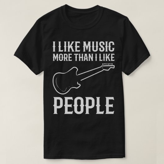 I like music Performer T-shirt (Design voorkant)