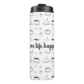 I like my cream and sugar in my coffee thermosbeker (Voorkant)