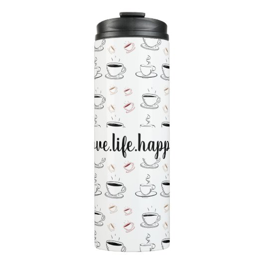 I like my cream and sugar in my coffee thermosbeker (Voorkant)