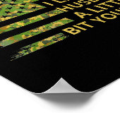 I Like My Husband A Little Bit Younger Funny Quote Poster (Hoek)