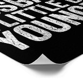 I Like My Husband A Little Bit Younger Funny Retro Poster (Hoek)