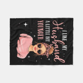 I Like My Husband A Little Bit Younger Funny Sayin Fleece Deken (Voorkant (Horizontaal))