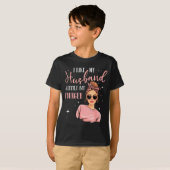 I Like My Husband A Little Bit Younger Funny Sayin T-shirt (Voorkant volledig)