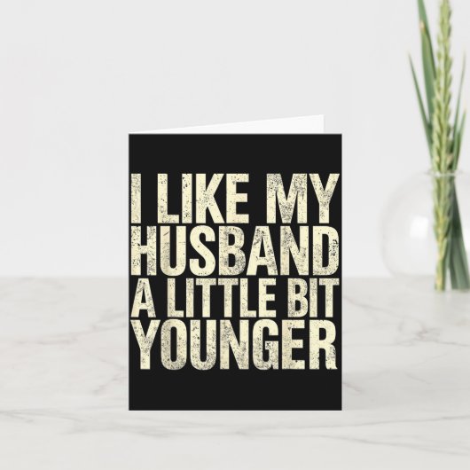 I Like My Husband A Little Bit Younger  Kaart (Voorkant)