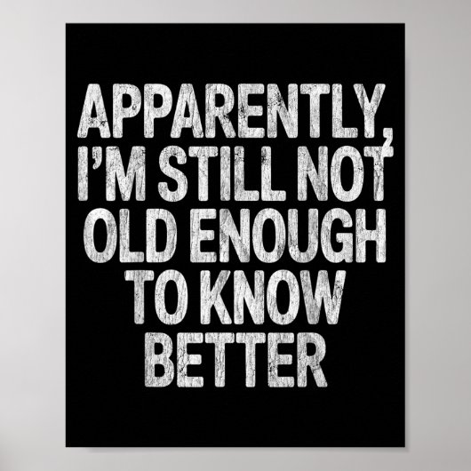 I Like My Husband A Little Bit Younger Saying Sarc Poster (Voorkant)