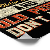 I Like My Wife A Little Bit Older Funny Saying Wom Poster (Hoek)