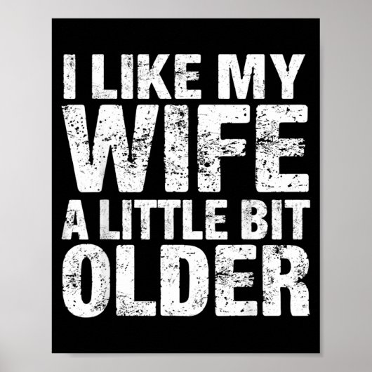 I Like My Wife A Little Bit Older  Poster (Voorkant)