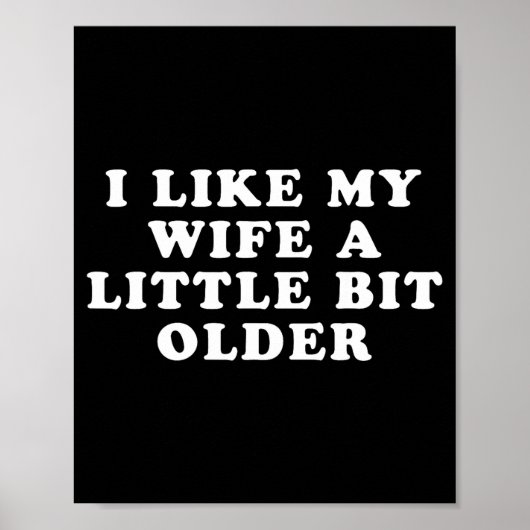 I Like My Wife A Little Bit Older  Poster (Voorkant)