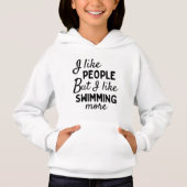 I like people BUT I like swimming more. (Voorkant)