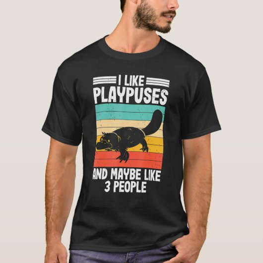 I Like Platypus  Pltypus Pladapus Platypus Kids T-shirt (Voorkant)