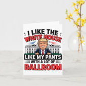 I Like The White House Like My Pants With A Lot Of Kaart (Gele Bloem)
