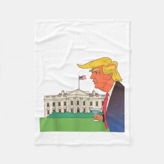 I Like The White House My Pants With A Lot Of Ball Fleece Deken (Voorkant)