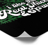 I Like Them Real Thick &amp; Sprucey Funny Christm Poster (Hoek)