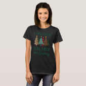 I Like Them Thick & Sprucey Xmas Plaid Leopard Chr T-shirt (Voorkant volledig)