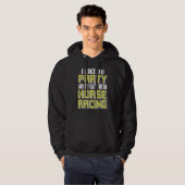 I Like To Party & By Party I Mean Horse Racing P Hoodie (Voorkant volledig)