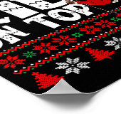 I Like To Ride On Top Funny Naughty Xmas Couple Ma Poster (Hoek)