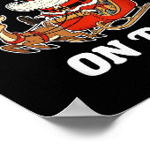 I Like To Ride On Top Funny Santa Couple Matching  Poster (Hoek)