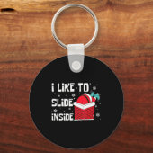 I Like To Ride On Top I Like To Slide Inside Coupl Sleutelhanger (Voorkant)