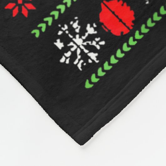 I Like To Slide Inside Funny Santa Couple Matching Fleece Deken (Hoek)