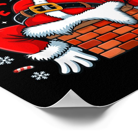 I Like To Slide Inside Funny Santa Couple Matching Poster (Hoek)