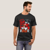 I Like To Slide Inside Funny Santa Couple Matching T-shirt (Voorkant volledig)