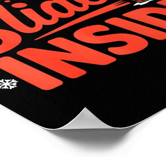 I Like To Slide Inside Funny Xmas Outfits  Poster (Hoek)