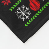 I Like To Slide Inside I Like To Ride On Top Coupl Fleece Deken (Hoek)