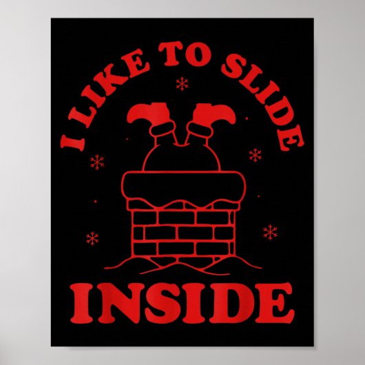 I Like To Slide Inside I Like To Ride On Top Coupl Poster (Voorkant)