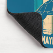 I Like Turtles And Maybe 3 People Funny Retro Turt Muismat (Hoek)