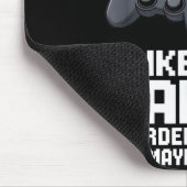 I Like Video Games Bearded Dragon Gamer Introvert  Muismat (Hoek)