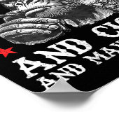 I Like Whiskey And Cigars And Maybe 3 People Monke Poster (Hoek)