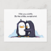 I Like You a Little - Briefkaart (Voorkant)