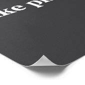 I Like Zza Food Lover Funny Quote Minimalist  Poster (Hoek)