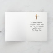 I LIT EEN KAARS VOOR U VANDAAG VLEKKELOOZE MARY KAART (Binnen)