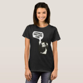 I Literally Don't Even Care Funny Saying T-shirt (Voorkant volledig)