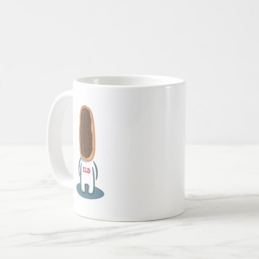 I Live Donut Long John Mok (Voorkant links)