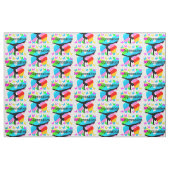 I LIVE GYMNASTICS ONTWERP STOF (Fat Quarter)