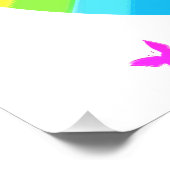  I LIVE GYMNASTICS RAINBOW ONTWERP FOTO AFDRUK (Hoek)